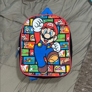 Super Mario 10” Backpack with Holographic Colorful Design